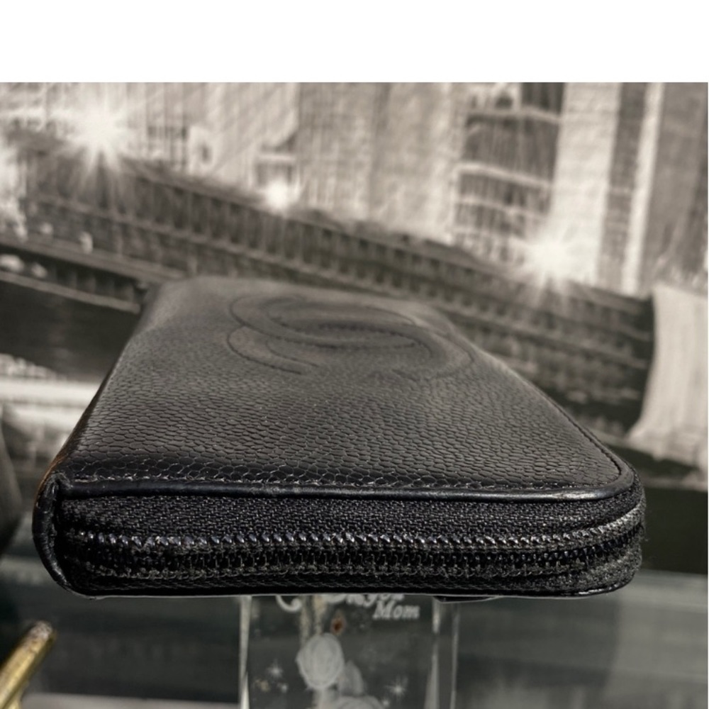 Authentic CHANEL Caviar Timeless CC Zippy Clutch Wallet - Picture 13 of 13